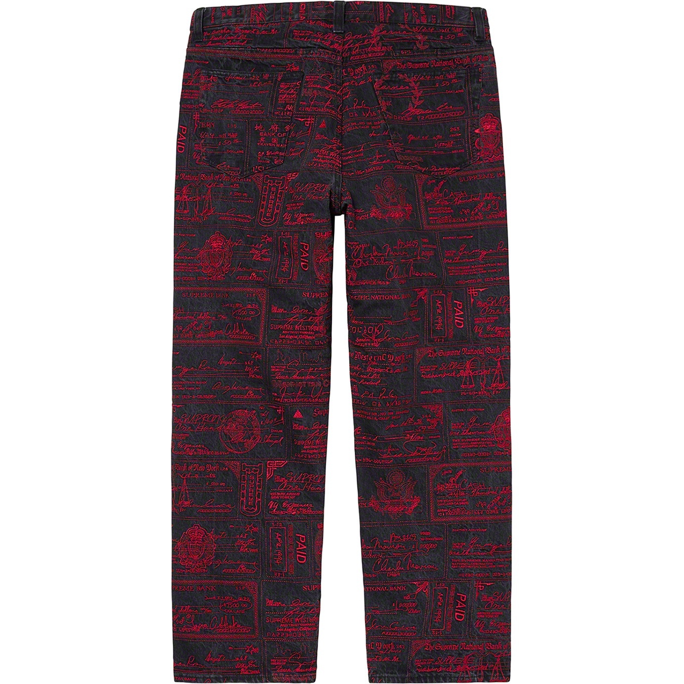 Checks Embroidered Jean view 4